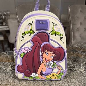 Loungefly Disney Hercules Megura Embroidered Flowers Backpack